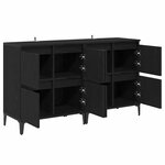 vidaXL Buffets 2 Pièces Chêne noir 60 x 35 x 70 cm Bois d'ingénierie
