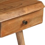 vidaXL Table à écrire Bois d'acacia massif 110 x 50 x 76 cm