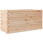 vidaXL Jardinière 90x40x45 5 cm bois de pin massif