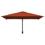 vidaXL Parasol de jardin Couleur terre cuite 248.5 x 247.5 x 160 cm