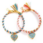Djeco DJ00019 - Bijoux duo bracelets Amitiés et Cœurs