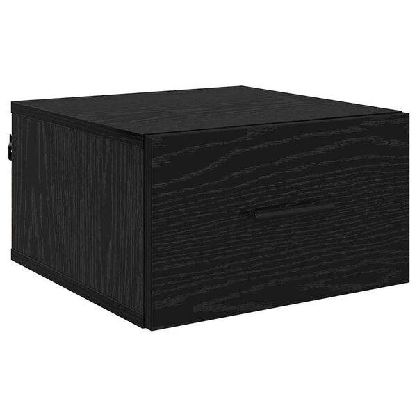 vidaXL Cabinet de chevet Chêne noir 35 x 35 x 20 cm Bois d'ingénierie