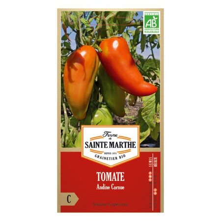 Tomate Andine Cornue bio - Graines à semer