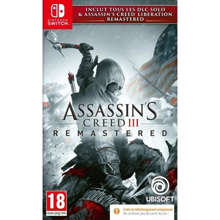 Assassin's Creed 3 + Assassin's Creed Liberation Remaster (Code dans la boite) Jeu Switch