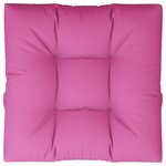 vidaXL Coussin de palette Rose 80x80x12 cm tissu