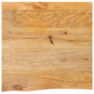vidaXL Dessus de table à bord vivant 40x40x2 5 cm bois massif manguier