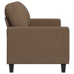 vidaXL Canapé à 3 places Marron 180 cm Tissu