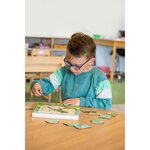 Dans la forêt - la grenouille pousse  31 pièces de puzzle