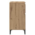 vidaXL Cabinet de chevet 2 Pièces Chêne artisanal 40 x 35 x 70 cm