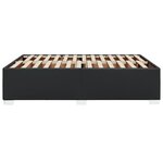 vidaXL Cadre de lit sans matelas noir 140x190 cm similicuir