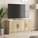 vidaXL Meuble TV Chêne Sonoma 99 x 34 5 x 47 cm Bois d'ingénierie