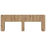 vidaXL Cabinet de Tête de Lit Chêne artisanal Bois d'ingénierie