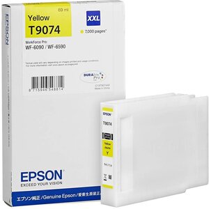 Cartouche d'encre epson t9074 xxl (jaune)