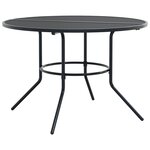 vidaXL Ensemble de chaises de jardin empilables 7 Pièces anthracite