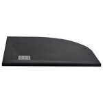 vidaXL Receveur de douche SMC Noir 90x90 cm