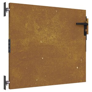 vidaXL Portail de jardin 85x100 cm acier corten