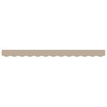 vidaXL Valence de store pour cadre de 3 m beige 2.8x0.2 m