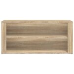 vidaXL Étagère à chaussures Chêne sonoma 100x35x45cm Bois d'ingénierie