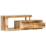 vidaXL Meuble TV 120 x 30 x 40 cm Bois massif de manguier