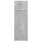 vidaXL Armoire d'apothicaire Gris béton 20x45 5x60 cm Bois ingénierie