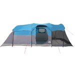 vidaXL Tente familiale tunnel 8 personnes bleu imperméable