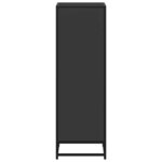 vidaXL Bibliothèque noir 40x35x107 5 cm bois d'ingénierie