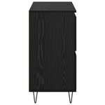 vidaXL Buffets 3 Pièces Chêne noir 180 x 35 x 70 cm Bois d'ingénierie