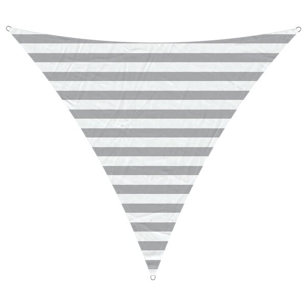 vidaXL Voile d'ombre Gris clair et blanc 2 x 2 x 2 m