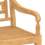 vidaXL Salon de jardin 4 Pièces Bois de teck solide