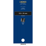 Bandes double soudure 210 x 58 mm pour timbres-poste. Fond - Noir