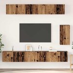 vidaXL Ensemble meuble TV 6 Pièces Bois ancien Standard Moyen