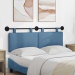 vidaXL Tête de lit suspendue Tissu en velours côtelé