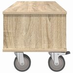 vidaXL Meuble TV Chêne Sonoma 100 x 35 x 35 cm Bois d'ingénierie