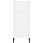 vidaXL Buffet blanc 34 5x32 5x90 cm bois d'ingénierie