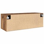 vidaXL Meuble mural Vieux bois 100 x 36.5 x 35 cm Bois d'ingénierie