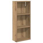 vidaXL Armoire murale de salle de bain Chêne artisan 30 x 14 x 70 cm
