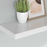 vidaXL Étagère murale flottante blanc 60x23 5x3 8 cm MDF