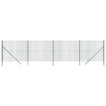 vidaXL Clôture en treillis métallique vert 2 2x10 m acier galvanisé