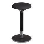 Tabouret dynamique tabouret assis debout siège de travail rotatif à 360° ergonomique hauteur réglable 50-70 cm sans assemblage noir 12_0001460