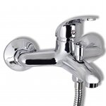 vidaXL Kit de robinet de douche Chrome