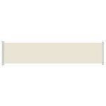 vidaXL Auvent latéral rétractable de patio 140x600 cm Crème