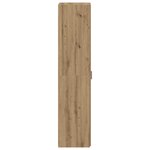 vidaXL Buffet en chêne artisanal 50x42.5x185 cm Bois de construction