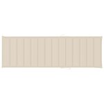 vidaXL Chaise longue de jardin avec coussin Bois d'acacia solide