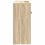 vidaXL Bureau réception chêne sonoma 180x50x103 5 cm bois d'ingénierie