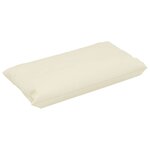 vidaXL Coussins de canapé palette 3 Pièces Crème Tissu