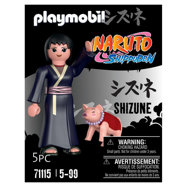 Figurine Playmobil 71115 Shizune - Naruto Shippuden avec Tonton le Cochon