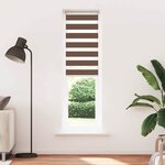 vidaXL Store zèbre marron 60x230 cm largeur du tissu 55 9 cm polyester