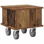 vidaXL Meuble TV Bois ancien 37 x 35 x 35 cm Bois d'ingénierie