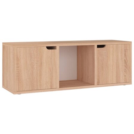 vidaXL Meuble TV Chêne Sonoma 88 5x27 5x30 5 cm Aggloméré