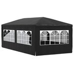 vidaXL Tente de réception 3x6 m Anthracite